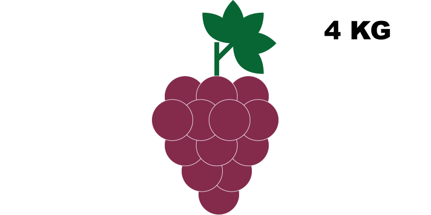 Box of grapes<br>(4kg)