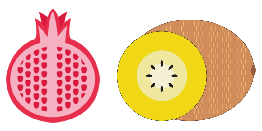 Box of kiwi and pomegranate<br>(3,5 kg)