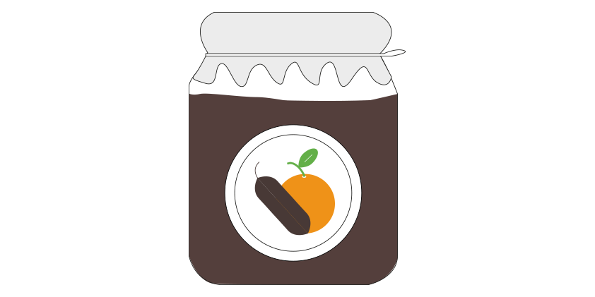 Crema de naranja y algarroba Eco<br>(200 g)